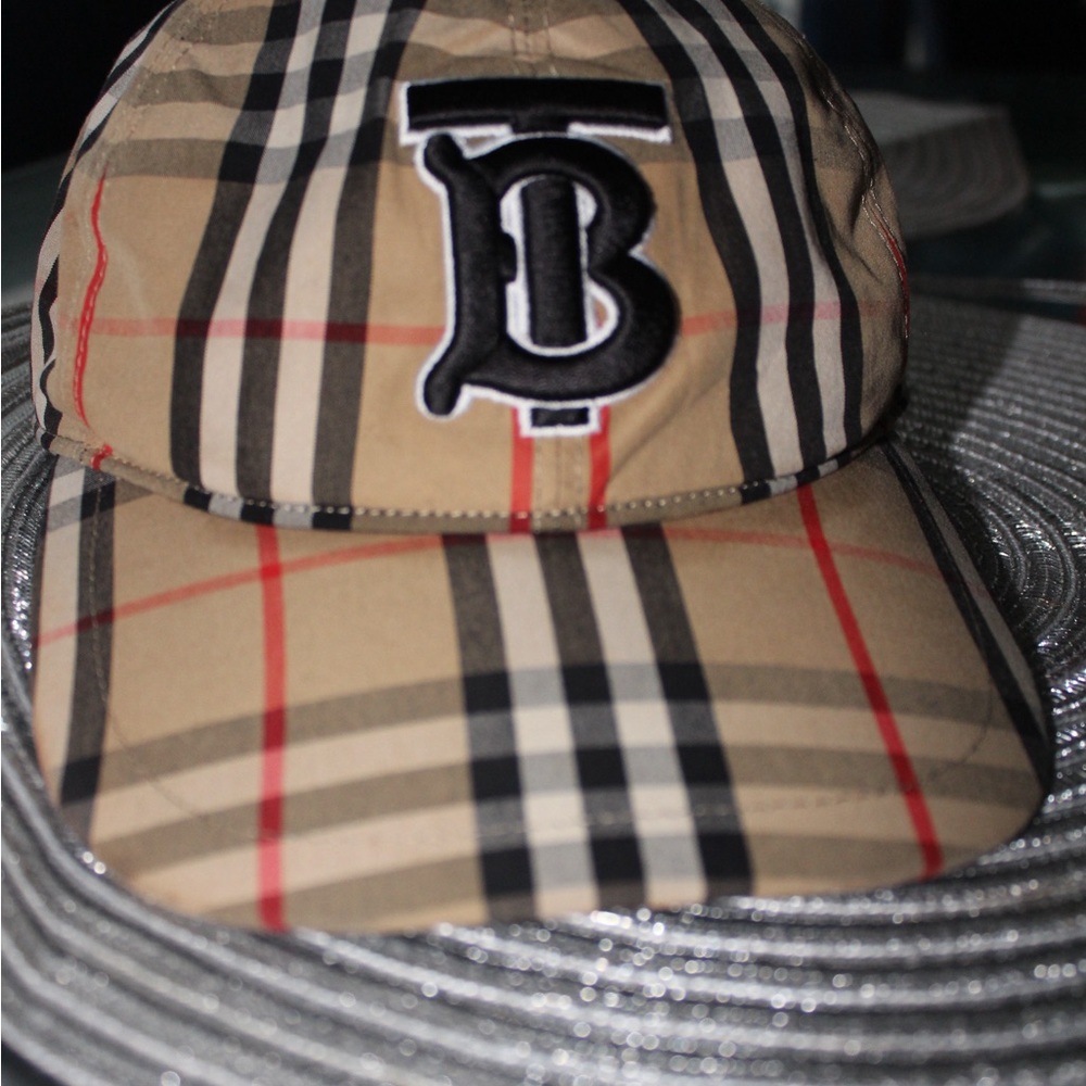 Authentic Burberry TB Logo Hat